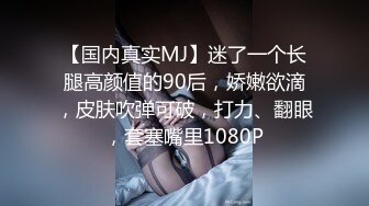 【国内真实MJ】迷了一个长腿高颜值的90后，娇嫩欲滴，皮肤吹弹可破，打力、翻眼，套塞嘴里1080P